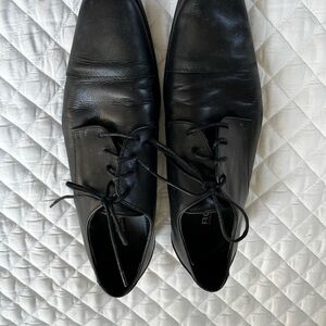 Black Leather Men's Shoes
